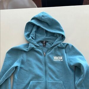 Volcom Blue Zip-Up Hoodie